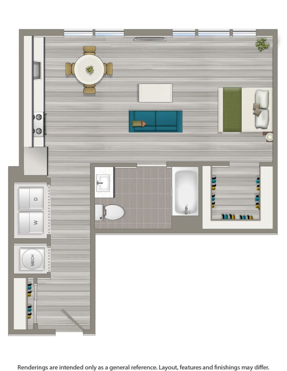 Floor Plans of City View Apartments in Washington, DC